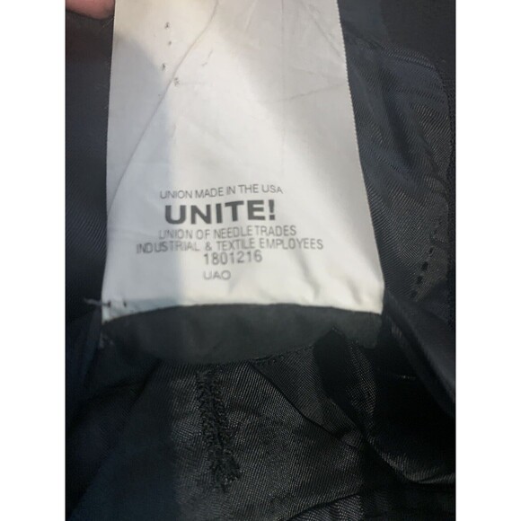 Joseph Abboud Men's Black‎ Wool Blazer 46L/W40 3 Button Made In UAS - Picture 4 of 9